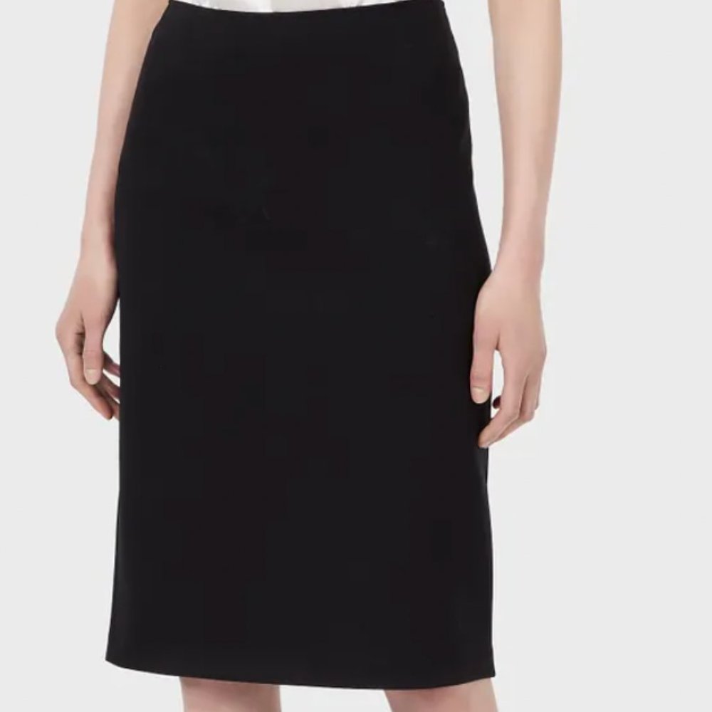 Emporio Armani classic wool pencil skirt with slight stretch
